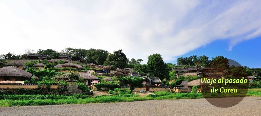 VIAJE A GYEONGJU, COREA - La aldea tradicional Yangdong, Gyeongju. Corea del sur