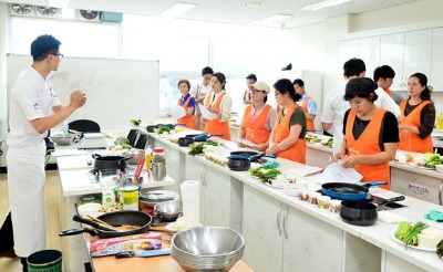 Cursos de comidas olímpicas en PyeongChang, Corea del sur